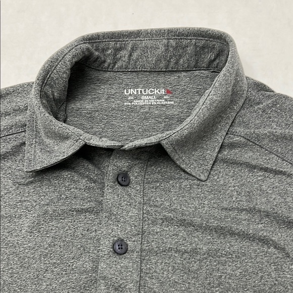 UNTUCKit Gray Polo Shirt Classic Design Versatile - Picture 2 of 5